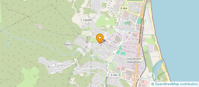 localisation de l'entreprise BASTIA XV à FURIANI