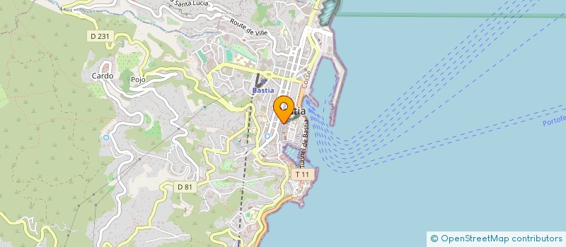 localisation de l'entreprise BASTIAISE PROPRETE SERVICES à BASTIA