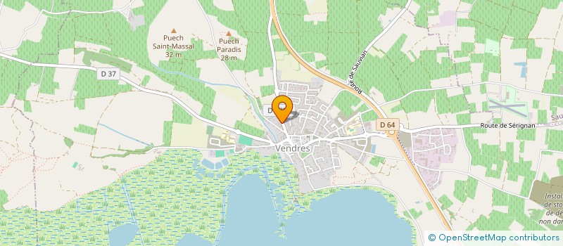 localisation de l'entreprise BASTICE  VENDRES