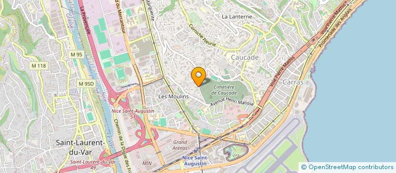 localisation de l'entreprise BASTICLAUD à NICE