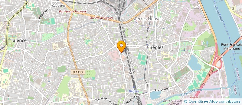 localisation de l'entreprise BASTID'ELEC à BEGLES