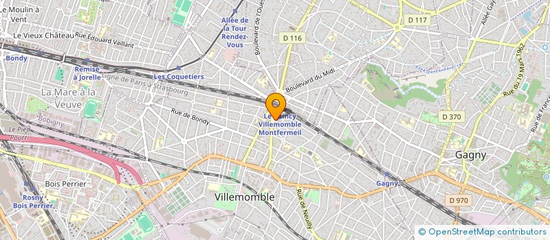 localisation de l'entreprise BASTIDE  VILLEMOMBLE