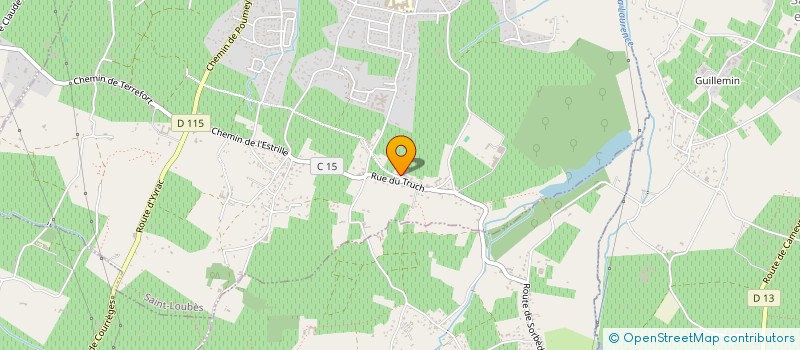 localisation de l'entreprise BASTIDE  SAINT-LOUBES