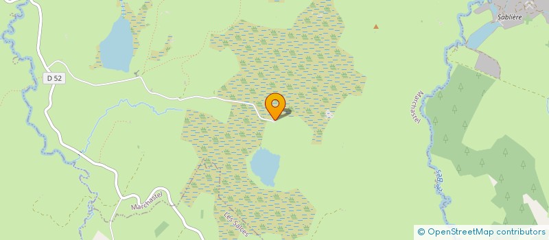 localisation de l'entreprise BASTIDE A BORN  MARCHASTEL