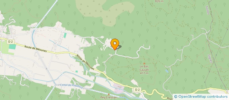 localisation de l'entreprise BASTIDE BASSE COMPAGNIE à SIGNES