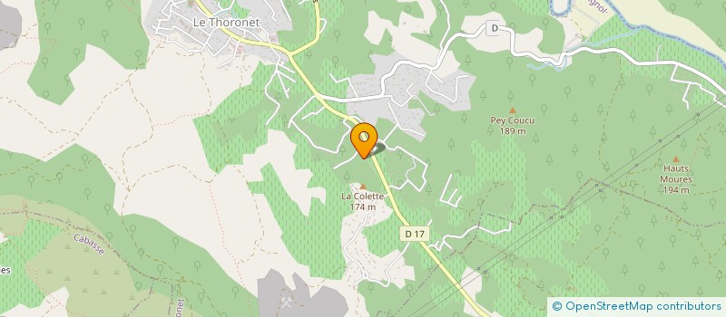 localisation de l'entreprise BASTIDE BLANCHE CABASSE à CABASSE