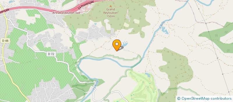localisation de l'entreprise BASTIDE CASTEL D'AILLE à VIDAUBAN
