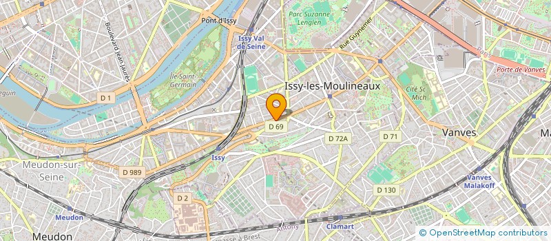 localisation de l'entreprise BASTIDE D'ISSY à ISSY-LES-MOULINEAUX
