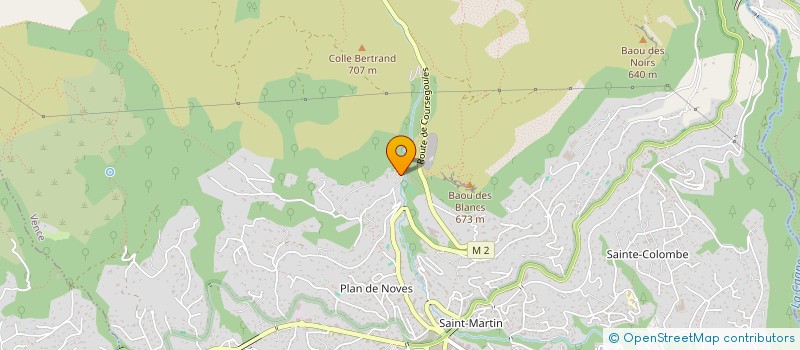 localisation de l'entreprise BASTIDE DE LA FOUX  VENCE