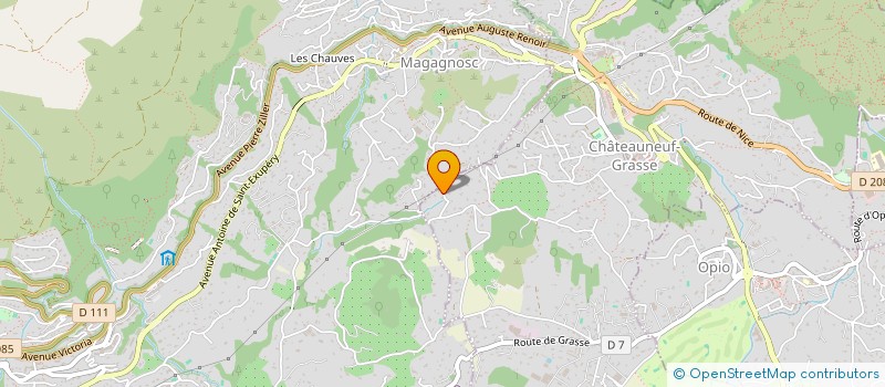 localisation de l'entreprise BASTIDE DES OLIVIERS  CHATEAUNEUF-GRASSE