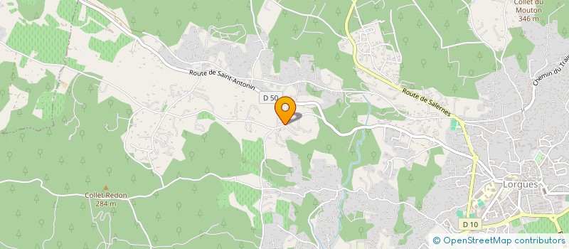 localisation de l'entreprise BASTIDE DU PIN NOA à LORGUES