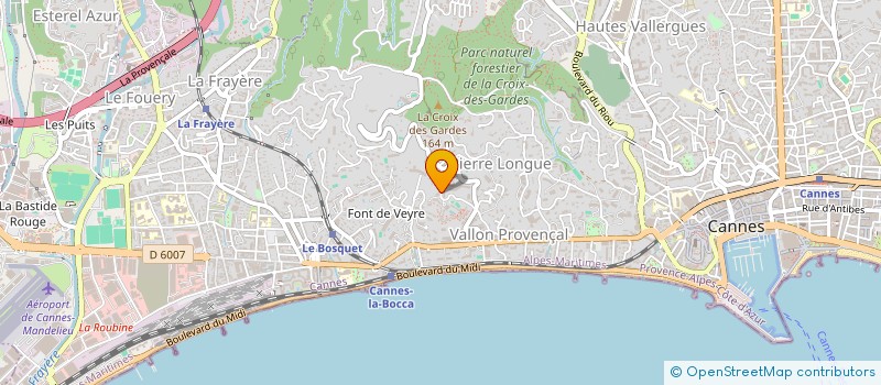 localisation de l'entreprise BASTIDE DU SOLEIL à CANNES