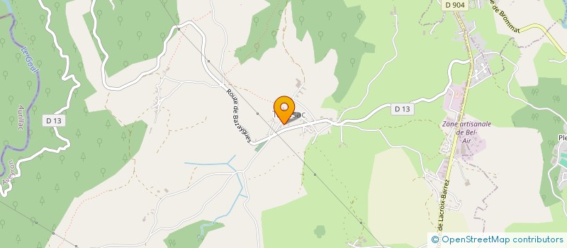 localisation de l'entreprise BASTIDE ENERGIE  MUR-DE-BARREZ