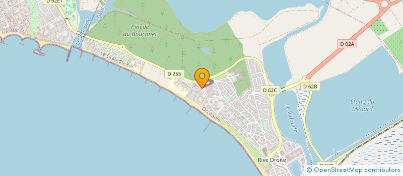 localisation de l'entreprise BASTIDE ET CIE S A R L à LE GRAU-DU-ROI