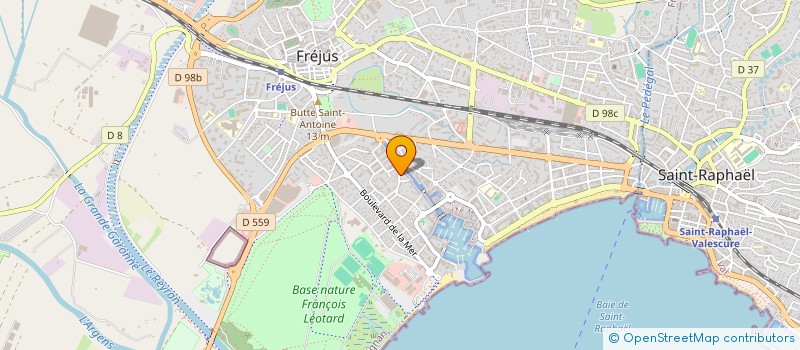 localisation de l'entreprise BASTIDE IMMOBILIER SARL à FREJUS