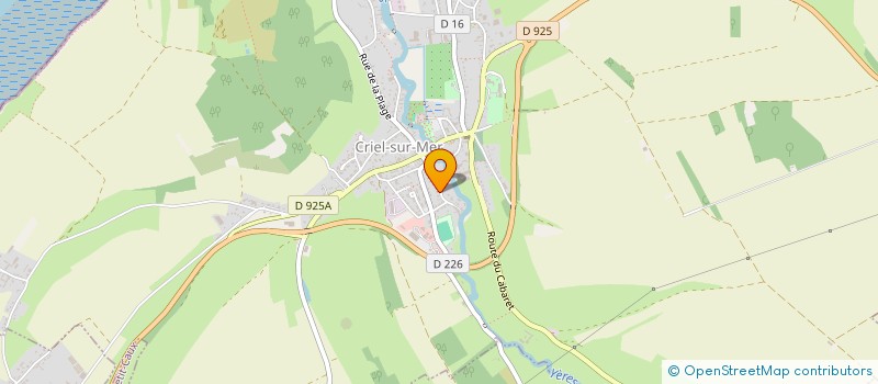 localisation de l'entreprise BASTIDE LECOMTE  CRIEL-SUR-MER