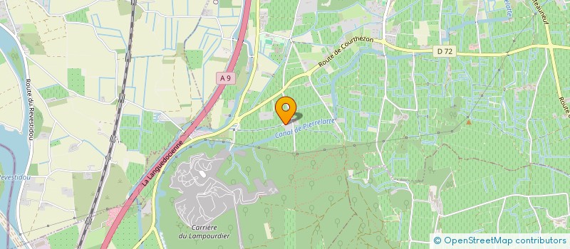 localisation de l'entreprise BASTIDE LES ARTS  ORANGE