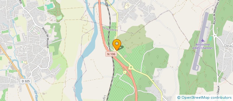 localisation de l'entreprise BASTIDE LOGISTIQUE  VEZENOBRES