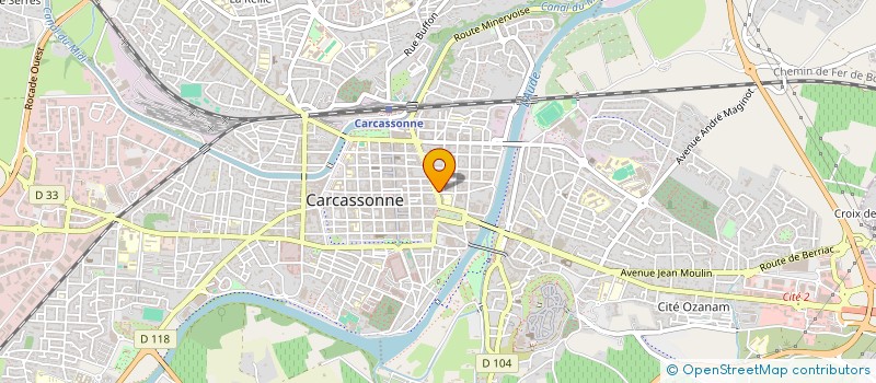 localisation de l'entreprise BASTIDE NICOLAS à CARCASSONNE