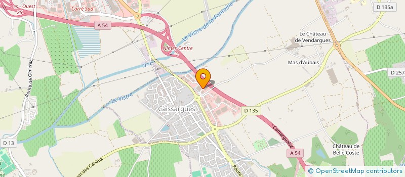 localisation de l'entreprise BASTIDE S.U.C  CAISSARGUES
