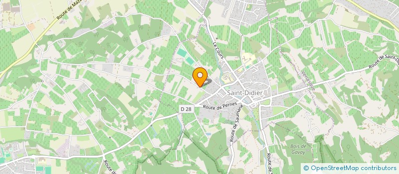 localisation de l'entreprise BASTIDE SAINT DIDIER  PERNES-LES-FONTAINES