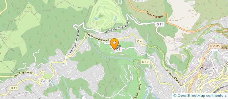 localisation de l'entreprise BASTIDE SAINTE-MARGUERITE  GRASSE