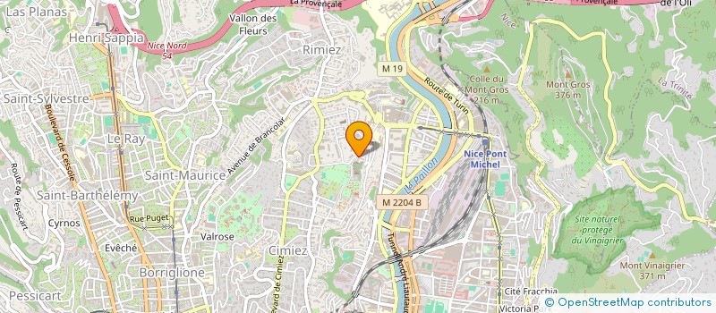 localisation de l'entreprise BASTIDES à NICE