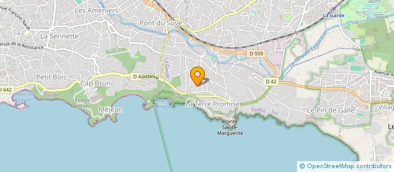 localisation de l'entreprise BASTIDES ET CHATEAUX à LA GARDE