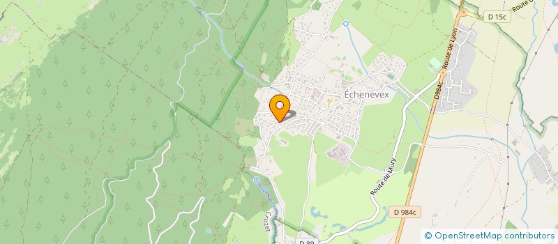 localisation de l'entreprise BASTIDES & OLIVIERS  ECHENEVEX