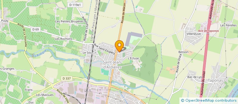 localisation de l'entreprise BASTIDES RENOV  BELLEVILLE-EN-BEAUJOLAIS