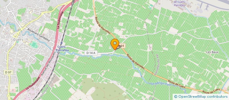 localisation de l'entreprise BASTIDIERE EVENT  CUERS