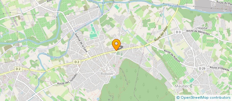 localisation de l'entreprise BASTIDONNE  ROBION