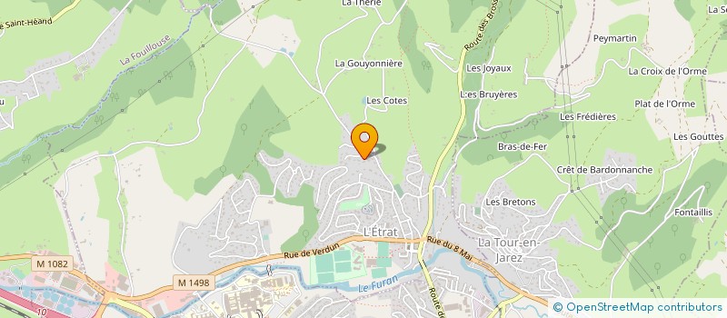 localisation de l'entreprise BASTIE à L'ETRAT
