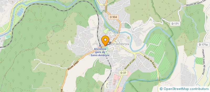 localisation de l'entreprise BASTIEN  SAINT-AMBROIX