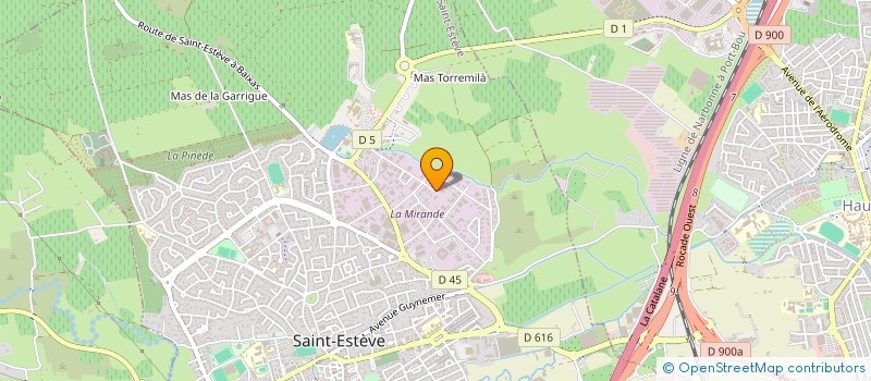 localisation de l'entreprise BASTIEN  SAINT-ESTEVE