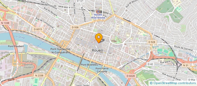 localisation de l'entreprise BASTIEN à ROUEN