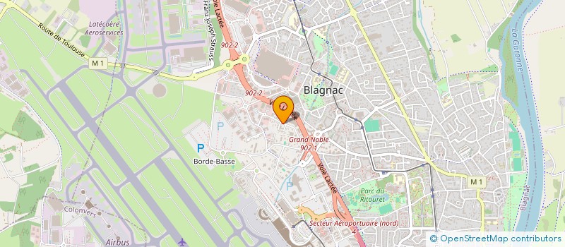 localisation de l'entreprise BASTIEN BLANQUE à BLAGNAC