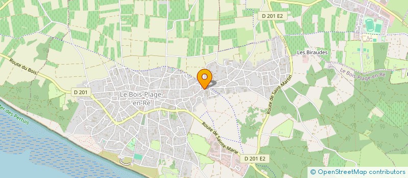 localisation de l'entreprise BASTIEN CONTAMINE ELECTRICITE  LE BOIS-PLAGE-EN-RE