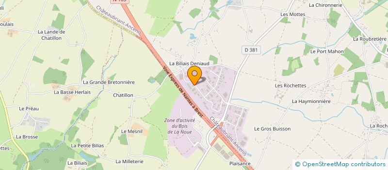 localisation de l'entreprise BASTIEN COUSSOT à VIGNEUX-DE-BRETAGNE