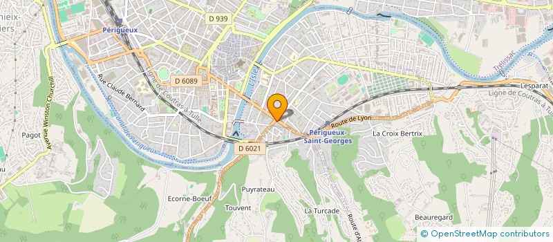 localisation de l'entreprise BASTIEN GREGORY à PERIGUEUX