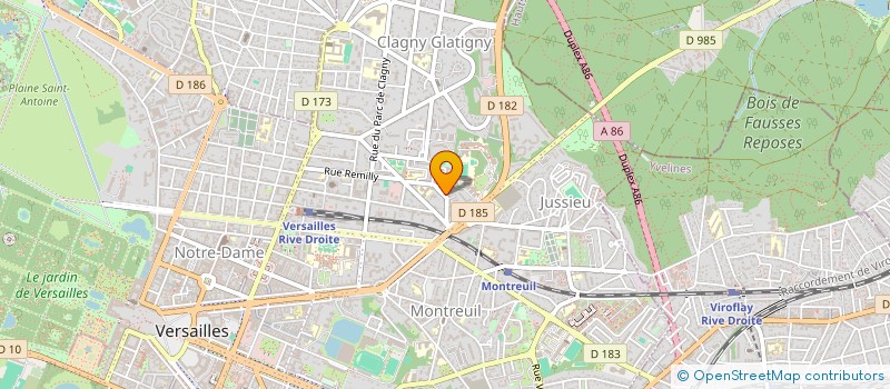 localisation de l'entreprise BASTIEN GUILLAUMAT EURL à VERSAILLES