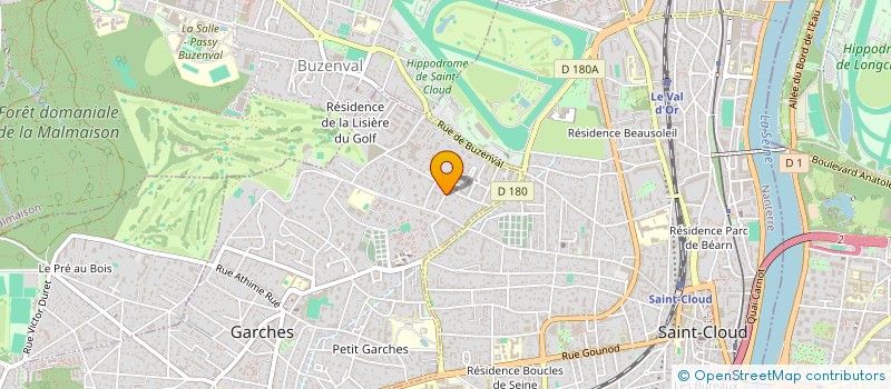 localisation de l'entreprise BASTIEN IV à GARCHES