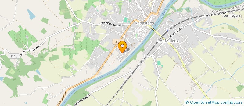 localisation de l'entreprise BASTIEN MARIE ASSURANCES ET CONSEILS  RABASTENS