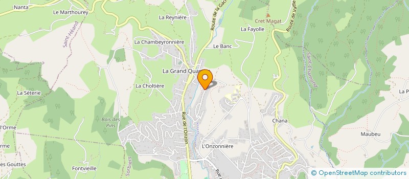 localisation de l'entreprise BASTIEN MARTEL à SORBIERS