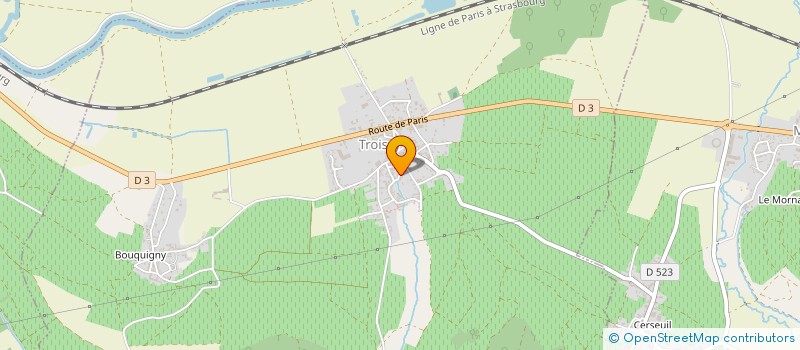 localisation de l'entreprise BASTIEN MOREAU  VANDIERES