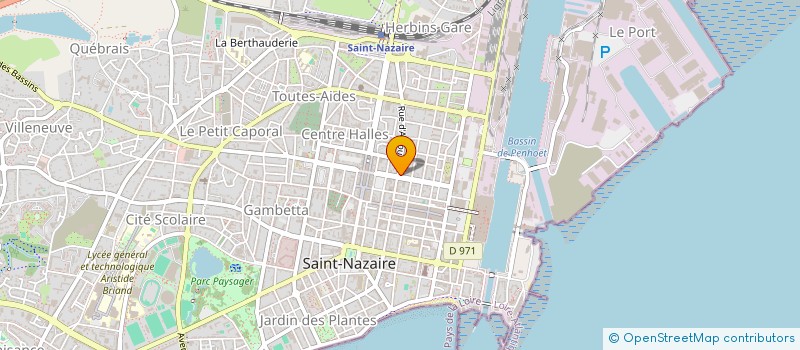 localisation de l'entreprise BASTIEN MUSSET  SAINT-NAZAIRE