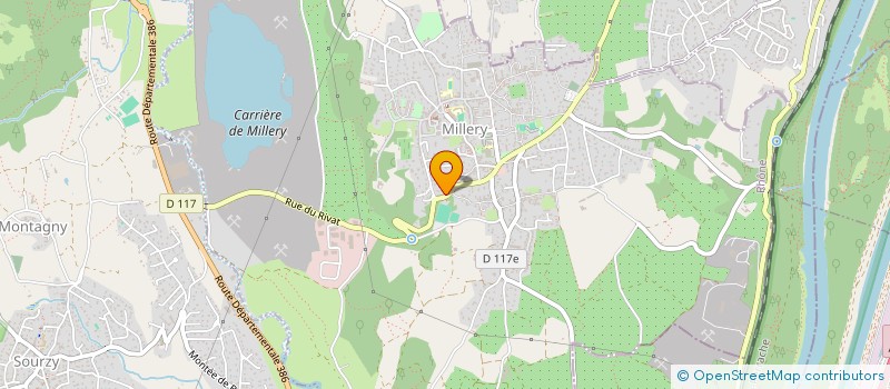 localisation de l'entreprise BASTIEN PERRET PAYSAGISTE  MILLERY