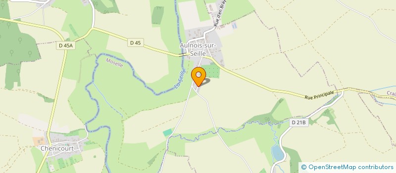 localisation de l'entreprise BASTIEN SERVICES  AULNOIS-SUR-SEILLE