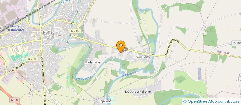 localisation de l'entreprise BASTIER à CONDAC