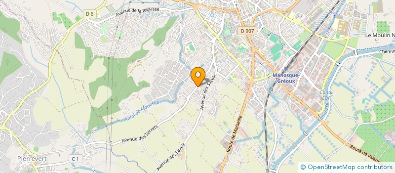 localisation de l'entreprise BASTIFAM à MANOSQUE